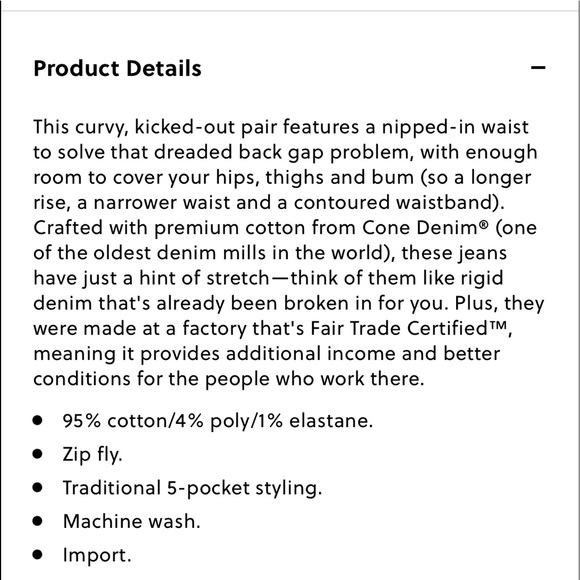 NWT J. Crew Curvy Full-length Bootcut Jean - sz 29 - Picture 5 of 6